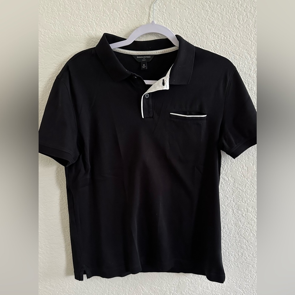 Premium cotton Polo, banana republic